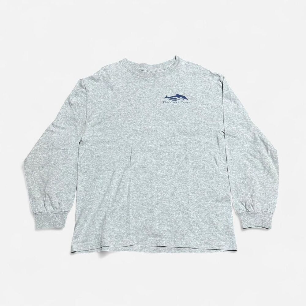Discovery cove white long sleeve medium size T shirt #cove #white #medium